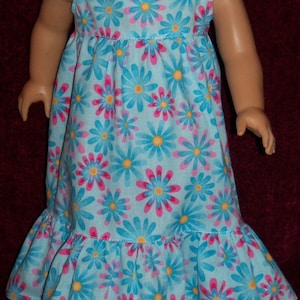 Sleeveless Aloha Dress with Optional Shoes for 18 inch Dolls