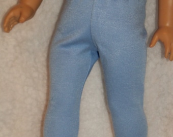 Light Blue Leggings for 18 inch Dolls