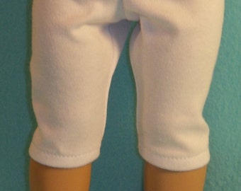 White Capris for 18 inch Dolls