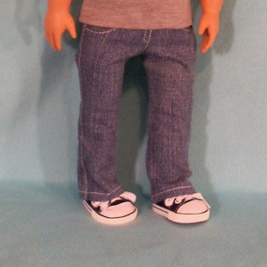 Boy  or Girl Denim Jeans for 18 inch Dolls