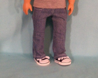 Boy  or Girl Denim Jeans for 18 inch Dolls