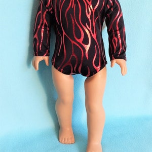 Gymnastic Performance Leotard for 18 inch Dolls