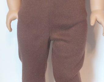 Brown Capriis for 18 inch Dolls