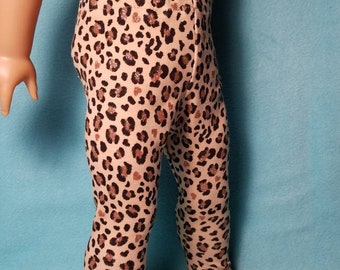 Animal Print Stretch  Leggings for 18 inch Dolls