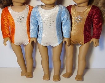 Panne Leotard for 18 inch Dolls with 3 color choices