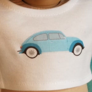 Graphic Crop Top for 18 inch Doll