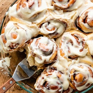 Homemade Cinnamon Rolls w/ Signature Icing