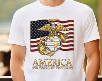 America 250th Anniversary Shirt, USA 1776–2026 Semiquincentennial T-Shirt , Patriotic Eagle, American Flag, Military Veteran Edition