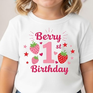 Berry 1st Birthday Shirt, Strawberry 1st Birthday Shirt, Mommy and Me Berry Family Shirt, Berry Birthday
