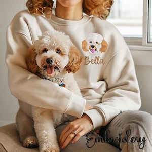 Sweat-shirt à capuche personnalisé pour animal de compagnie avec photo et nom de l'animal de compagnie
