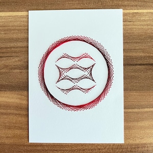 Creazione di carte da ricamo di forme geometriche