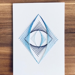 Carta con ricamo effetto 3D