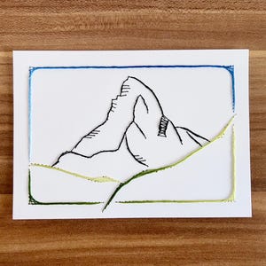 Matterhorn Stickkarte - Matterhorn
