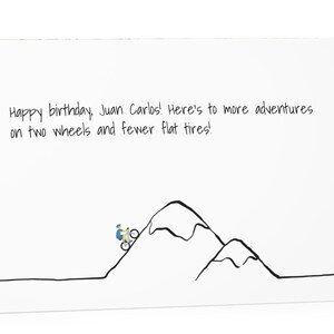 Radfahrer Geburtstagskarte Radfahrer Geschenk für Radfahrer Fahrradliebhaber Gruß Radfahrer Grußkarte Geburtstagsradler alles Gute zum Geburtstag Fahrrad