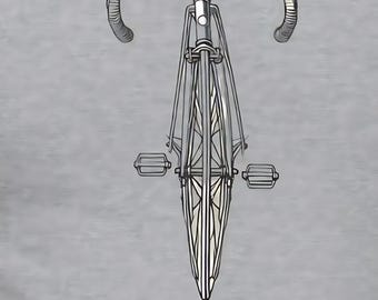 Fietser Mountainbike Fietsen Opa Fietser Fietsen Vader T-shirt Fiets Custom Bike Custom Fiets Grappige fiets