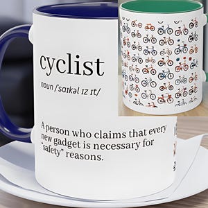Custom Cycling Gift - For Bike Lovers Ideal Present for Cyclists