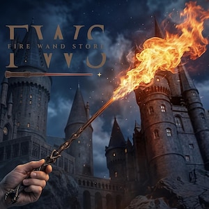 Handmade Harry Potter Incendio Fire wand Harry wand Fire ball wand Wizard wand Magic wand Firewand Fireball Flaming wand - PREMIUM QUALITY