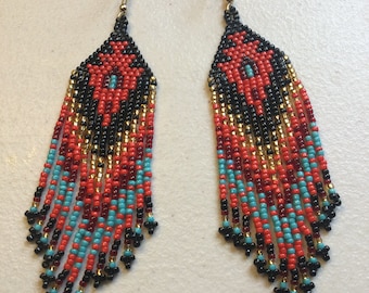 Native American Beaded Earrings