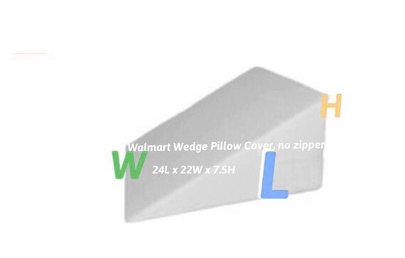 100/% Cotton Replacement Pillowcase for Bed Wedges Wedge Pillow Cover with Zipper 24/” X 24/” X 10/” Bed Wedge Cover Burgundy Universal Fit for Wedges Up to 27/” Wide 24/” X 24/” X 10/”