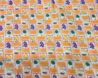 Assorted Fruit Orange Fabric