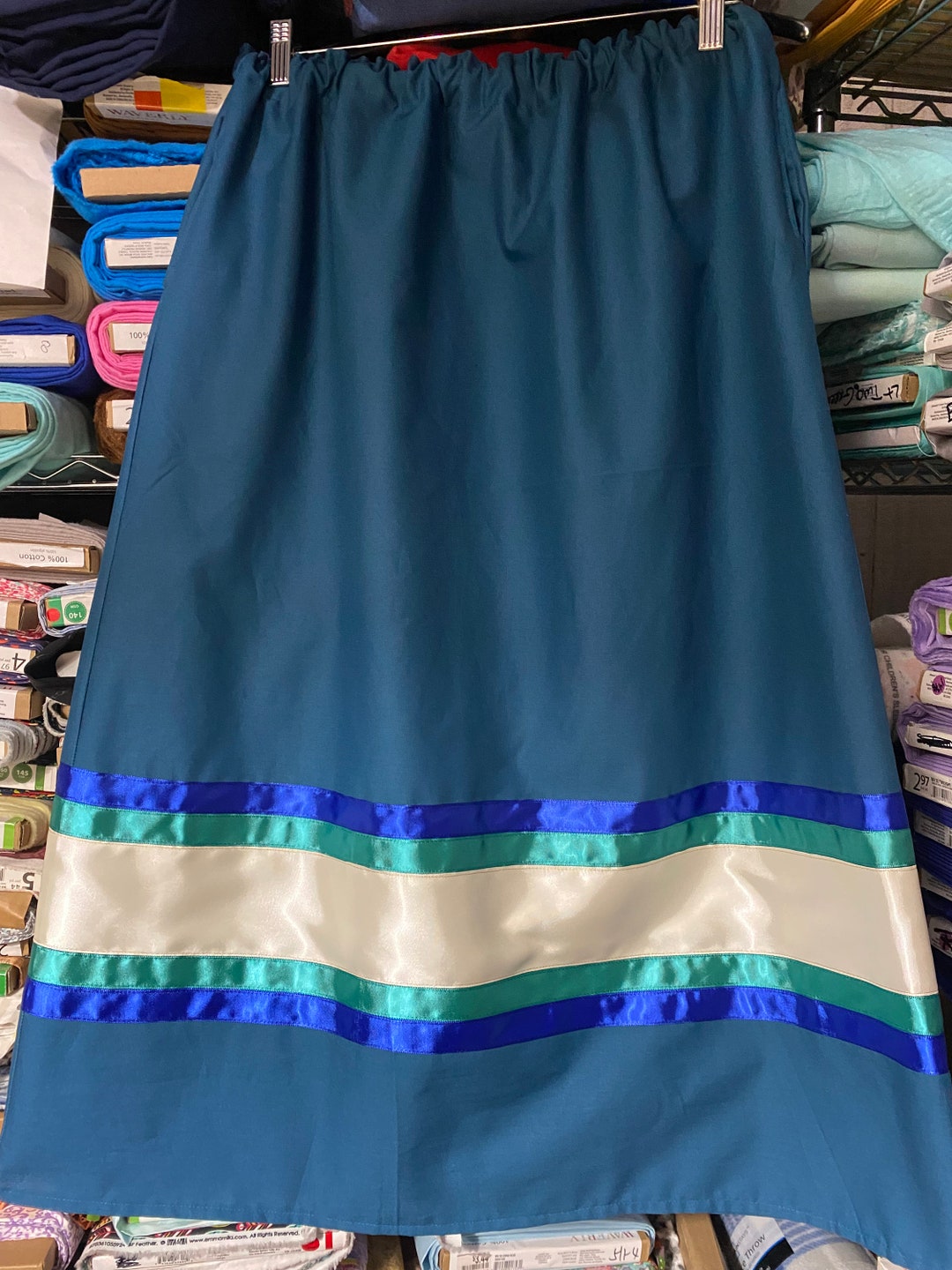 Adult Ribbon Skirt Pockets Etsy