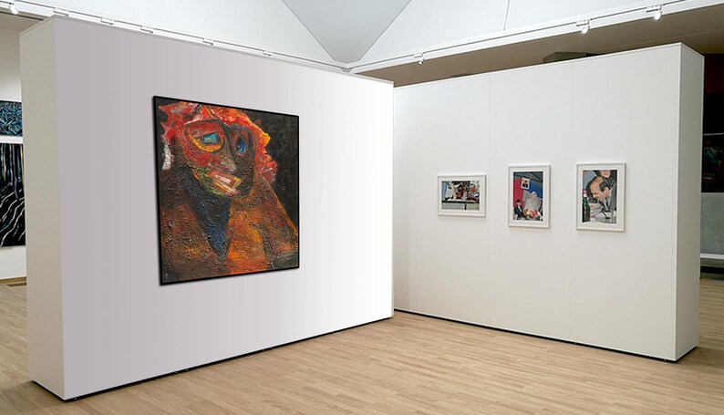 Large Original Abstract Paintings on Canvas Modern Textured Painting in ...