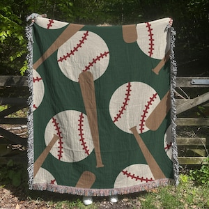 Baseball Blanket Baseball Room Decorations Boys Baseball Nursery Coach End of Season Baseball Gift Vintage Baseball Nursery Decoration