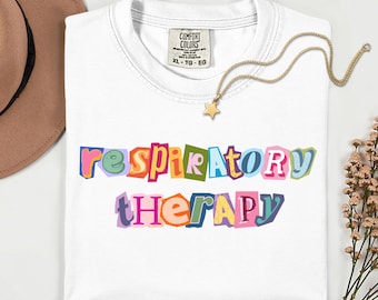 Y2K Respiratory Therapist Shirt Comfort Color Respiratory Therapy Respiratory Therapist Graduate RT Tee-Shirt Respiratory Nursing Gift RCP