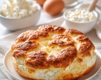 Pan Nube de Requesón Keto Esponjoso: Receta Imprimible en PDF, Bajo en Carbohidratos y Alto en Proteínas