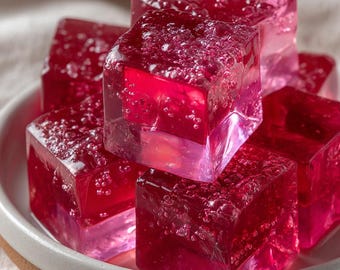Pink Gelatin Recipe, 3 Ingredient Snack, Bariatric Friendly Dessert (PDF Download)