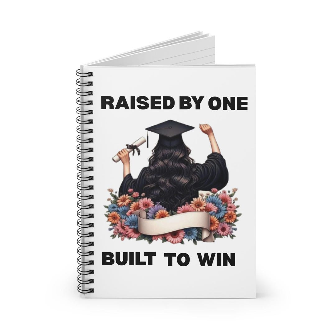 Graduation Scroll Notebook Empowering Graduation Spiral Notebook - Ruled Line, Student Notebook ...