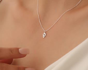 Personalized Number Necklace, Custom Number Year Date Pendant Necklace, Lucky Number Jewelry, Customized Necklace with Number, Gifts for Her