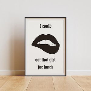 Billie Eilish Lyric Wall Art | Digital Poster | Minimalist Music Print