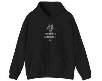 Unisex Heavy Blend™ Hooded Sweatshirt Funny Programmer Quote