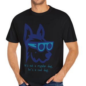 Coole Hunde Shirts, lustige Hunde T-Shirts, Partnert Shirt, Familien Shirt, Sommer Shirt, Retro Cartoon Shirts, Hund Person T-Shirt, Tierliebhaber T-Shirts