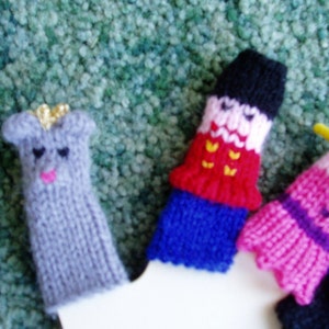 Nutcracker Finger Puppet Set Includes Mouse King, Nutcracker, Clara, Prince, and Sugar Plum Fairy. We can create custom orders. image 4