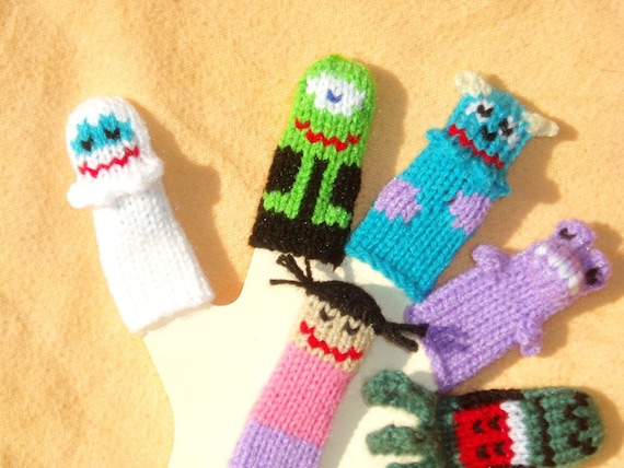 The Puppet Company Knitted Puppets Set 2, Set of 3