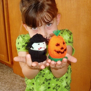 Halloween Egglets Set of 4 1 Pumpkin, 1 Witch, 1 Ghost, and 1 Vampire Want a different grouping just contact us. image 4