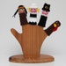 Thanksgiving Finger Puppet Set includes Indian, Boy Pilgrim, Girl ...