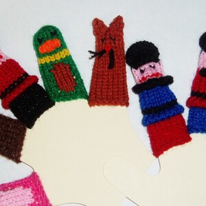 Peter and the Wolf Finger Puppet Set (includes Peter, Wolf, Cat, Duck ...