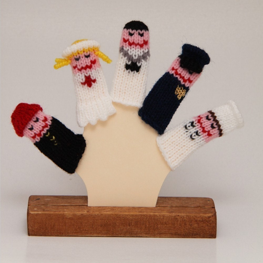 Community Helpers Finger Puppet Set includes Firefighter Etsy