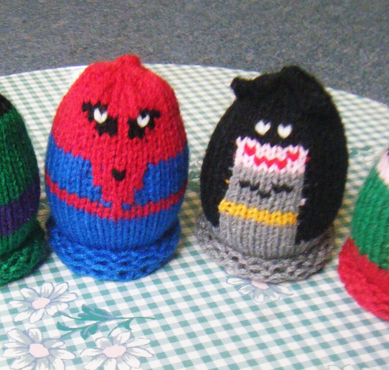 Super Heroes Egglet Set Includes 5 different egglets image 4