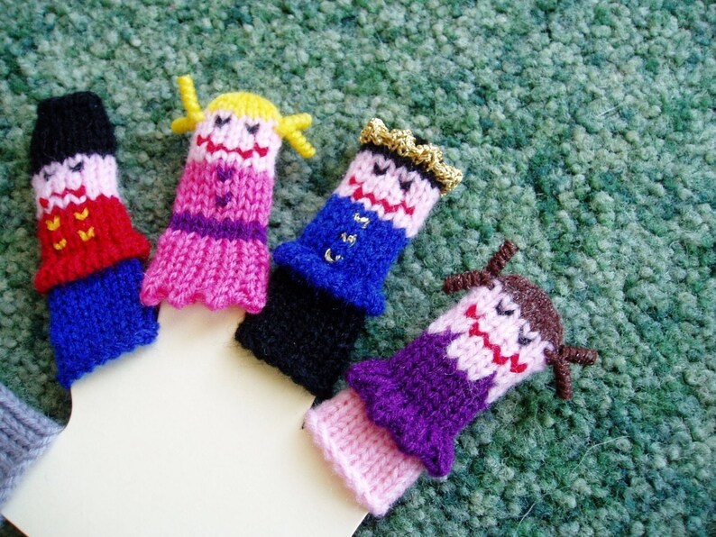 Nutcracker Finger Puppet Set Includes Mouse King, Nutcracker, Clara, Prince, and Sugar Plum Fairy. We can create custom orders. image 3