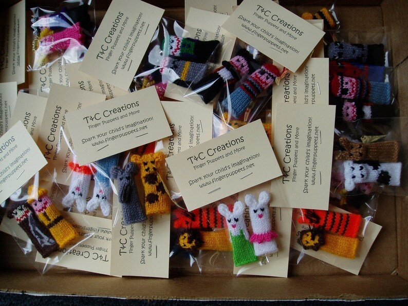 custom finger puppets