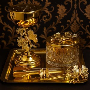 Incense Burner Bakhoor Set luxury Butterfly