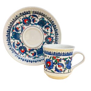 Traditionelles türkisches Kaffeeset Classic Ottoman Blue