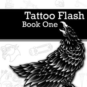Tattoo Flash Book One artwork by: David Lee Lough - traditional tattoo, black and white, noir art, daggers