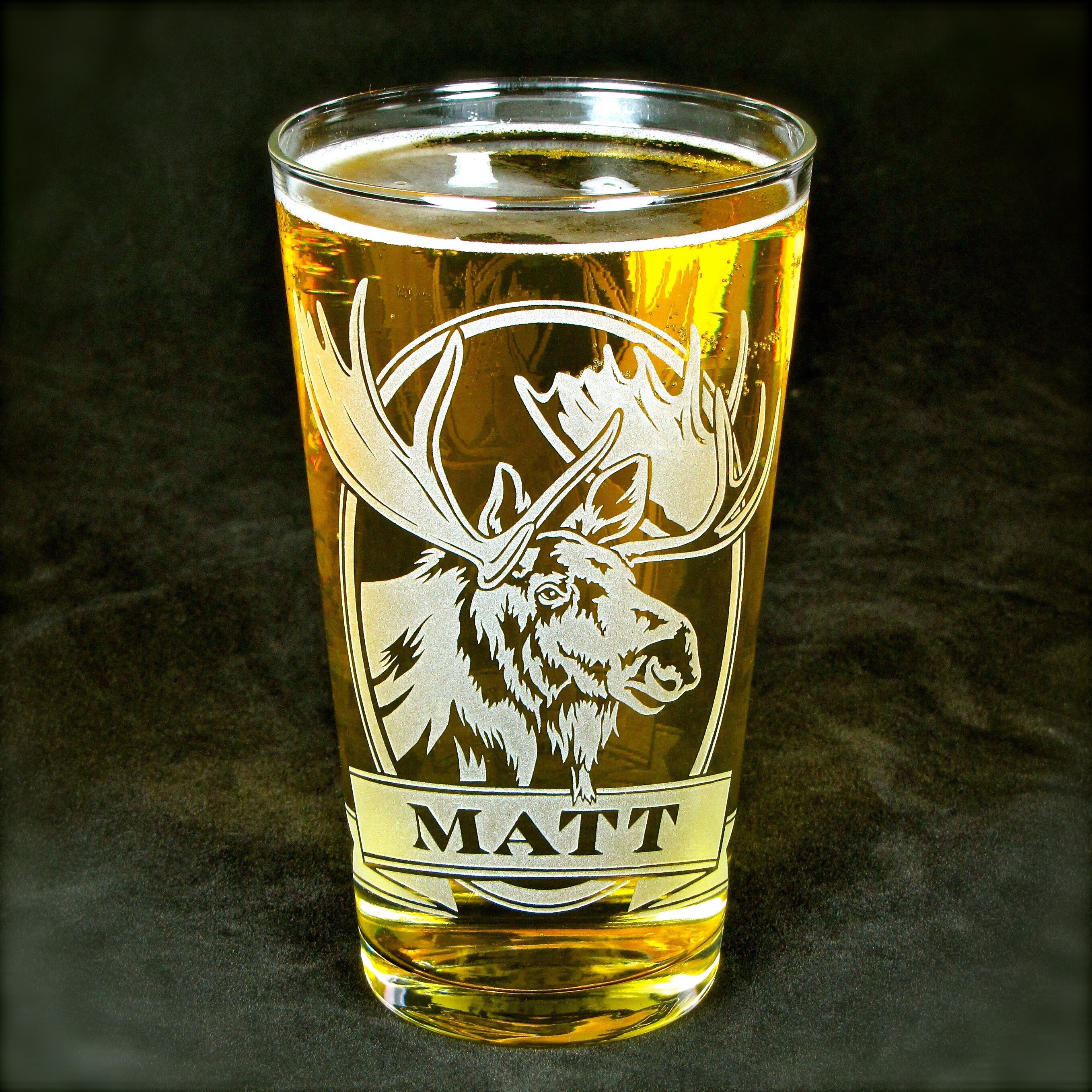 Beer Bear Deer Pint, Fun Beer Gift, Beer Glasses, Personalized Gift, Pint  Glass Customized, Engraved Gift, Custom Engraved Beer Glass 