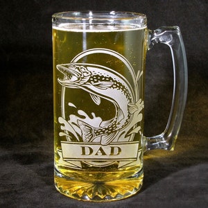 Personalized Catfish Beer Mug, Engraved Gifts for Men image 6