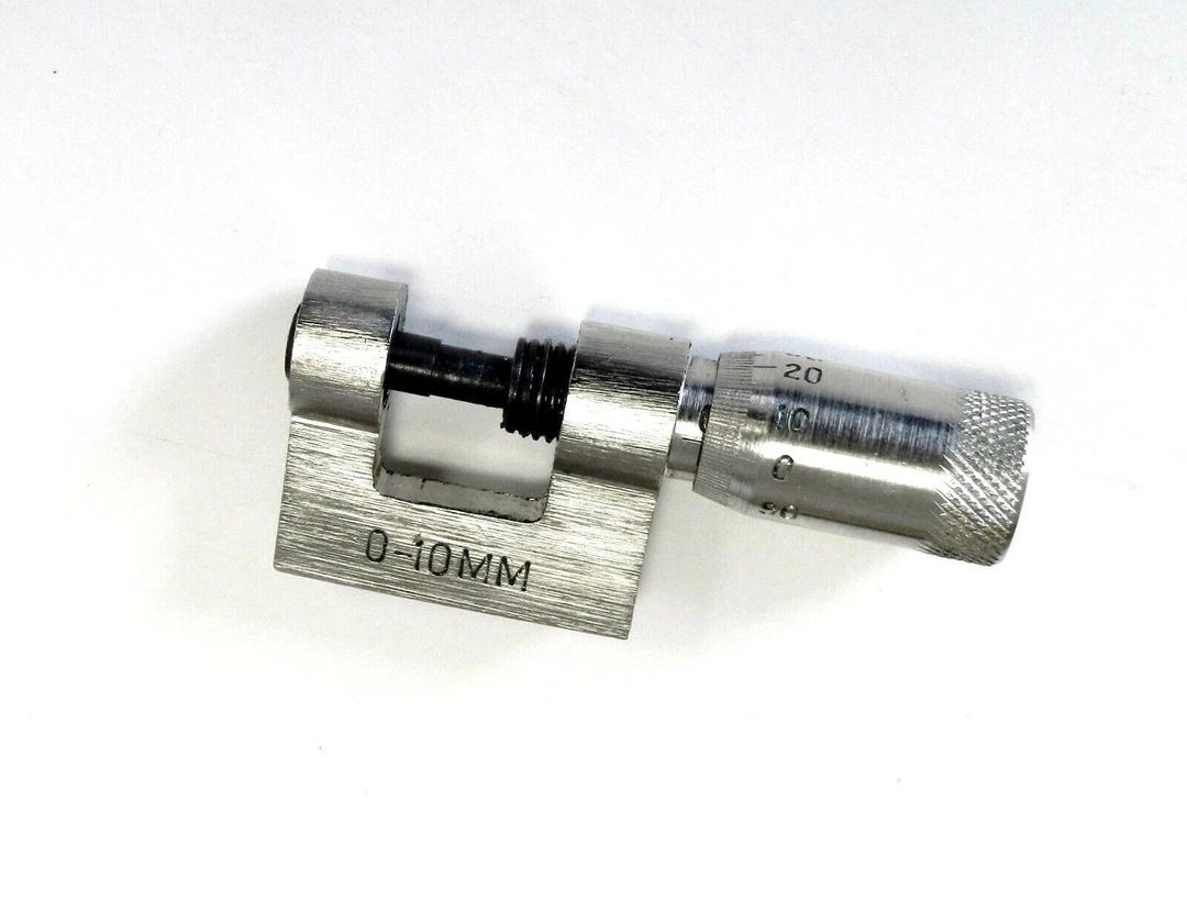 Mini Micrometer 10mm Small Micrometer Pocket Size Metric 0-10mm X 0 ...